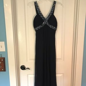 Navy blue prom dress!